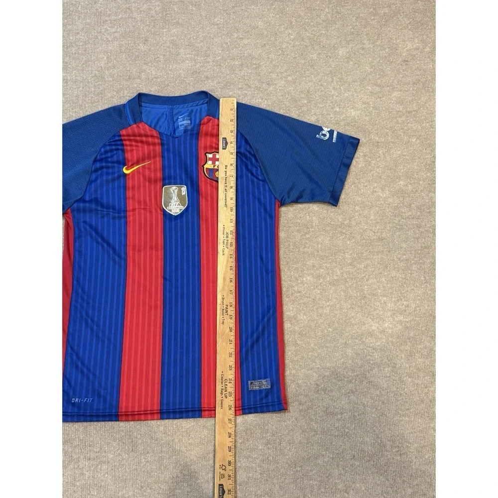 2014-2015 Nike FC Barcelona Lionel Messi Dri-FIT Soccer Jersey Size Medium Boys